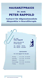 Mobile Screenshot of hausarzt-rappold.de